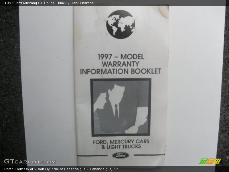Black / Dark Charcoal 1997 Ford Mustang GT Coupe