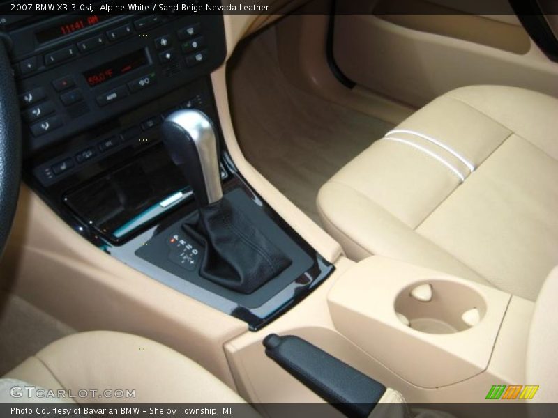 Alpine White / Sand Beige Nevada Leather 2007 BMW X3 3.0si