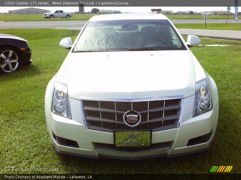 White Diamond Tri-Coat / Cashmere/Cocoa 2009 Cadillac CTS Sedan