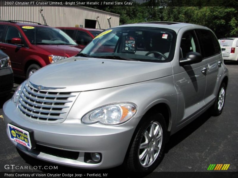 Bright Silver Metallic / Pastel Slate Gray 2007 Chrysler PT Cruiser Limited