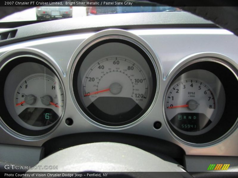Bright Silver Metallic / Pastel Slate Gray 2007 Chrysler PT Cruiser Limited