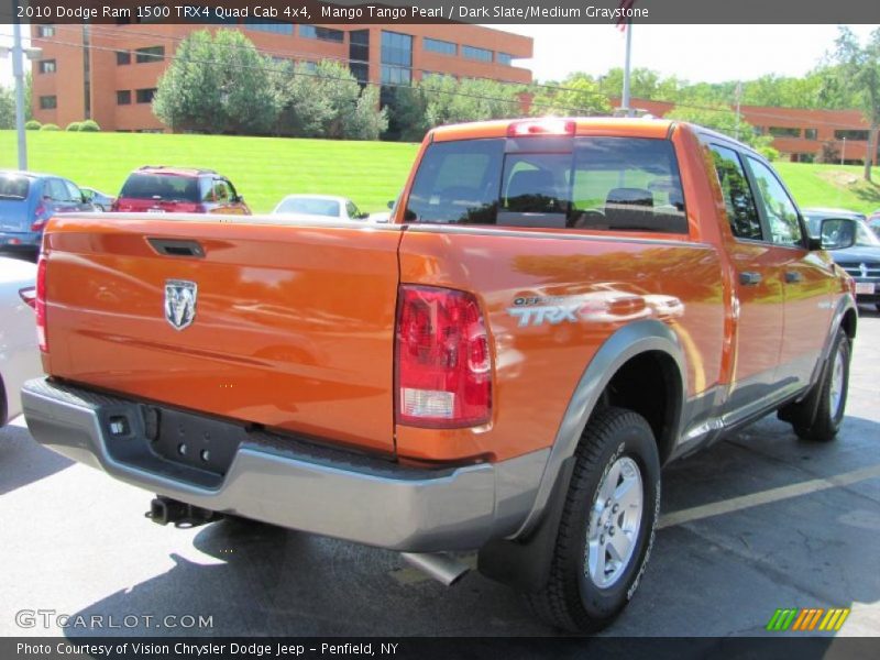 Mango Tango Pearl / Dark Slate/Medium Graystone 2010 Dodge Ram 1500 TRX4 Quad Cab 4x4