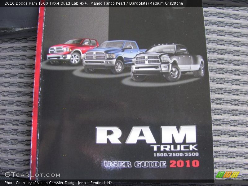 Mango Tango Pearl / Dark Slate/Medium Graystone 2010 Dodge Ram 1500 TRX4 Quad Cab 4x4