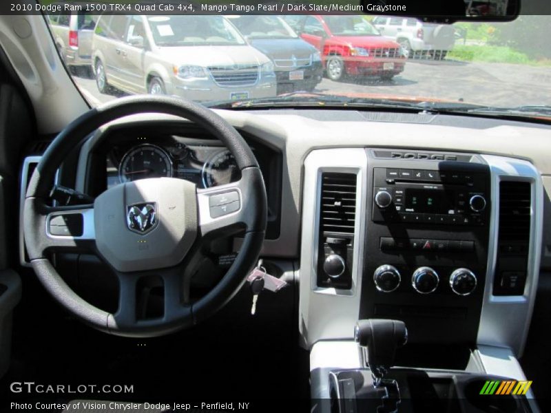 Mango Tango Pearl / Dark Slate/Medium Graystone 2010 Dodge Ram 1500 TRX4 Quad Cab 4x4