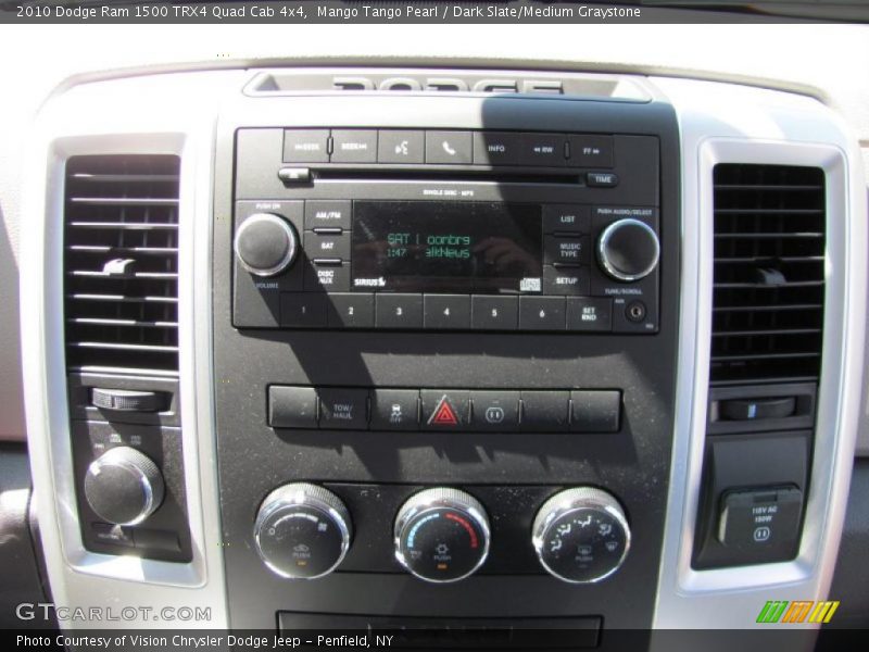 Mango Tango Pearl / Dark Slate/Medium Graystone 2010 Dodge Ram 1500 TRX4 Quad Cab 4x4