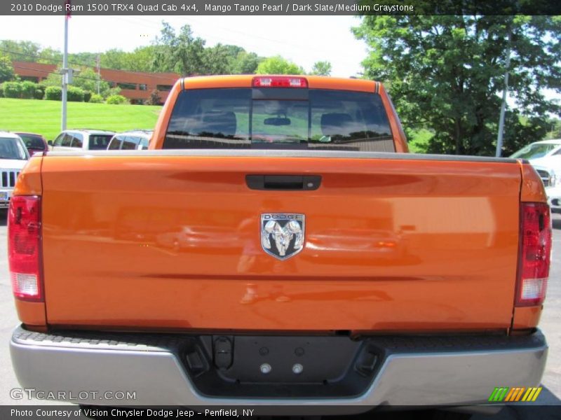Mango Tango Pearl / Dark Slate/Medium Graystone 2010 Dodge Ram 1500 TRX4 Quad Cab 4x4