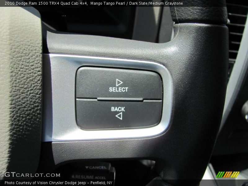 Mango Tango Pearl / Dark Slate/Medium Graystone 2010 Dodge Ram 1500 TRX4 Quad Cab 4x4