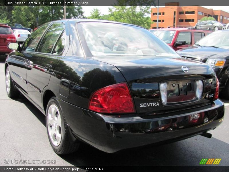 Bronze Shimmer / Sage 2005 Nissan Sentra 1.8 S