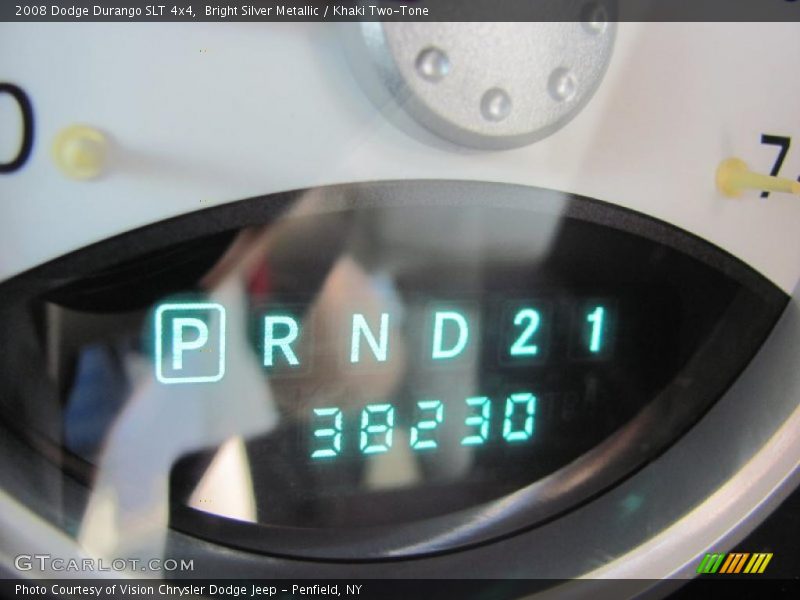 Bright Silver Metallic / Khaki Two-Tone 2008 Dodge Durango SLT 4x4