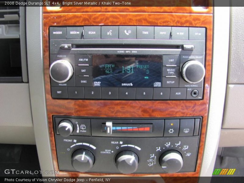 Bright Silver Metallic / Khaki Two-Tone 2008 Dodge Durango SLT 4x4