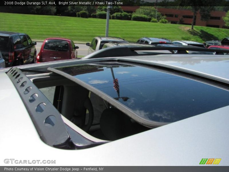 Bright Silver Metallic / Khaki Two-Tone 2008 Dodge Durango SLT 4x4