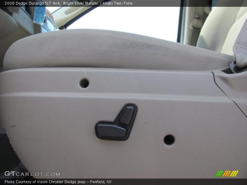 Bright Silver Metallic / Khaki Two-Tone 2008 Dodge Durango SLT 4x4