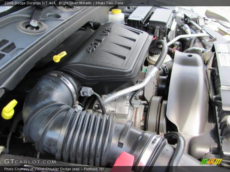 Bright Silver Metallic / Khaki Two-Tone 2008 Dodge Durango SLT 4x4