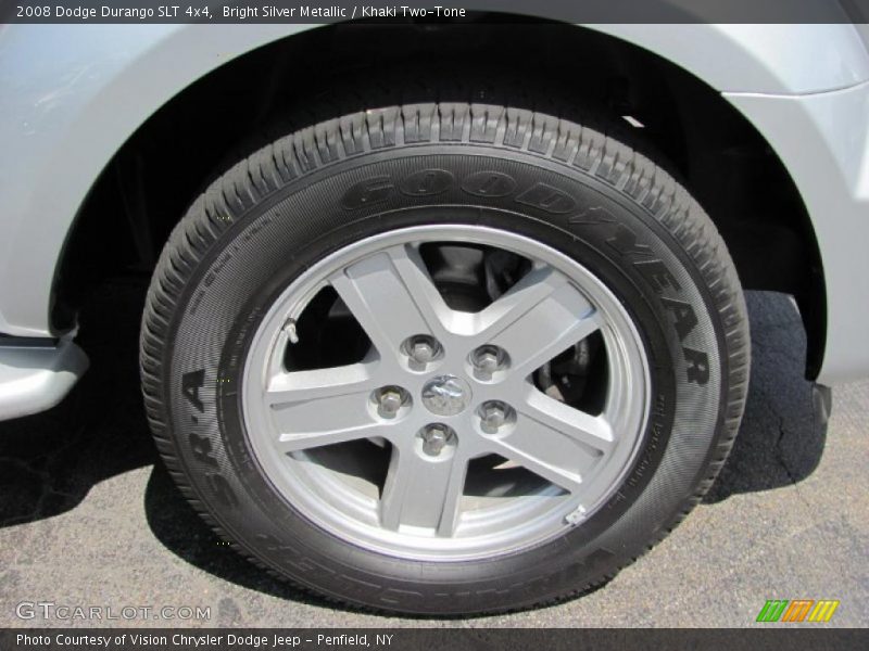 Bright Silver Metallic / Khaki Two-Tone 2008 Dodge Durango SLT 4x4