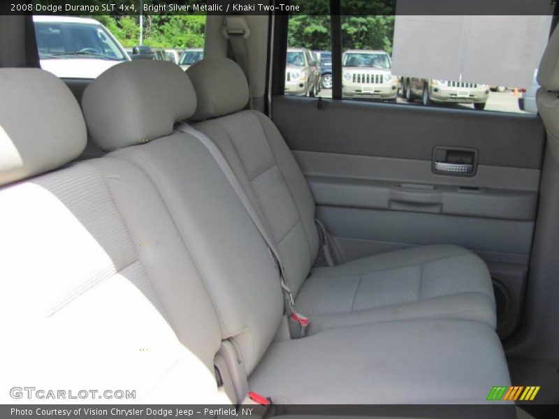 Bright Silver Metallic / Khaki Two-Tone 2008 Dodge Durango SLT 4x4