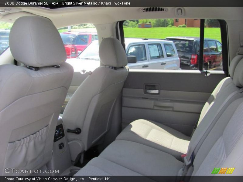 Bright Silver Metallic / Khaki Two-Tone 2008 Dodge Durango SLT 4x4