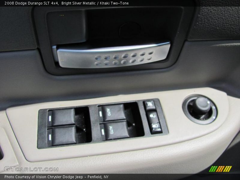 Bright Silver Metallic / Khaki Two-Tone 2008 Dodge Durango SLT 4x4