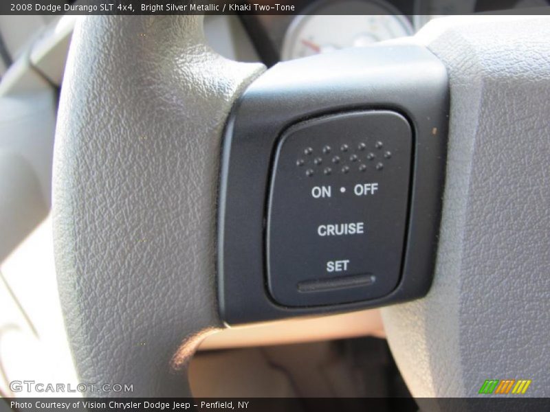 Bright Silver Metallic / Khaki Two-Tone 2008 Dodge Durango SLT 4x4