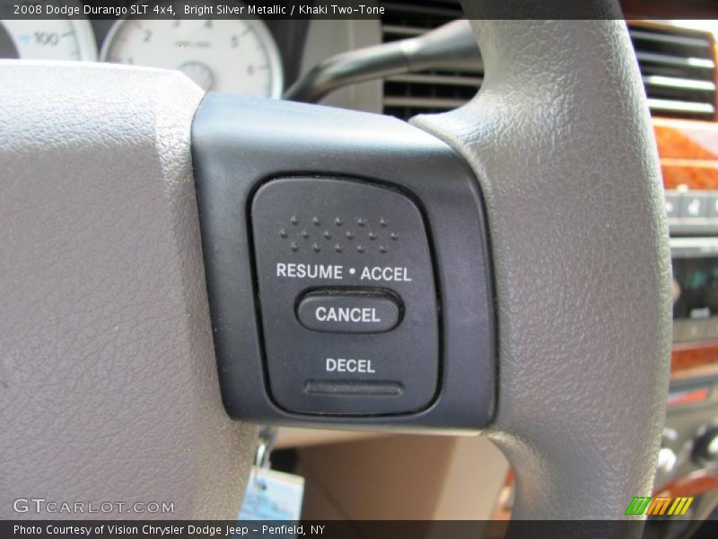 Bright Silver Metallic / Khaki Two-Tone 2008 Dodge Durango SLT 4x4