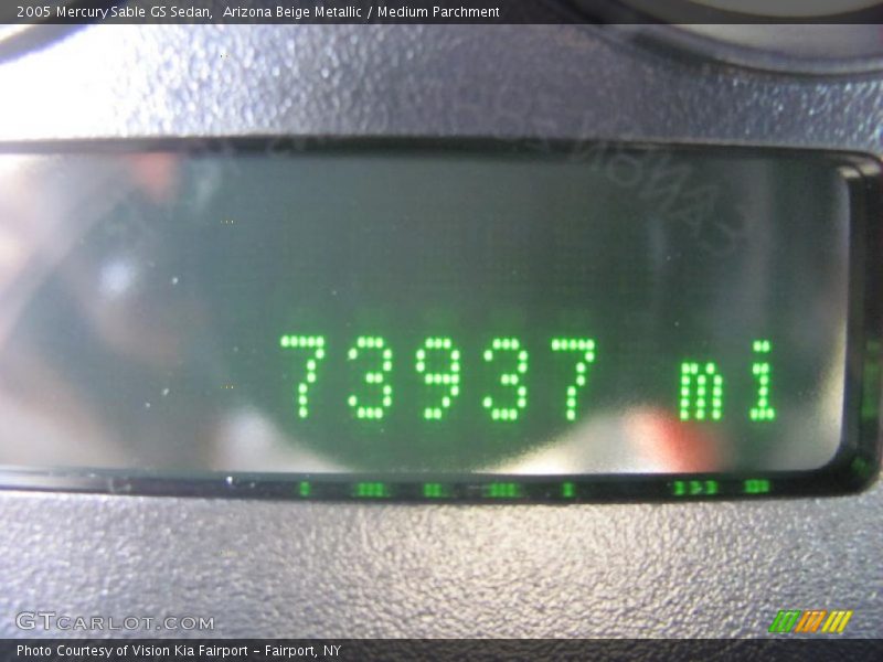 Arizona Beige Metallic / Medium Parchment 2005 Mercury Sable GS Sedan