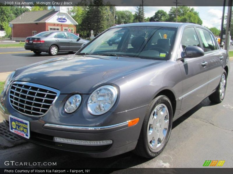 Midnight Gray / Black 2008 Kia Amanti