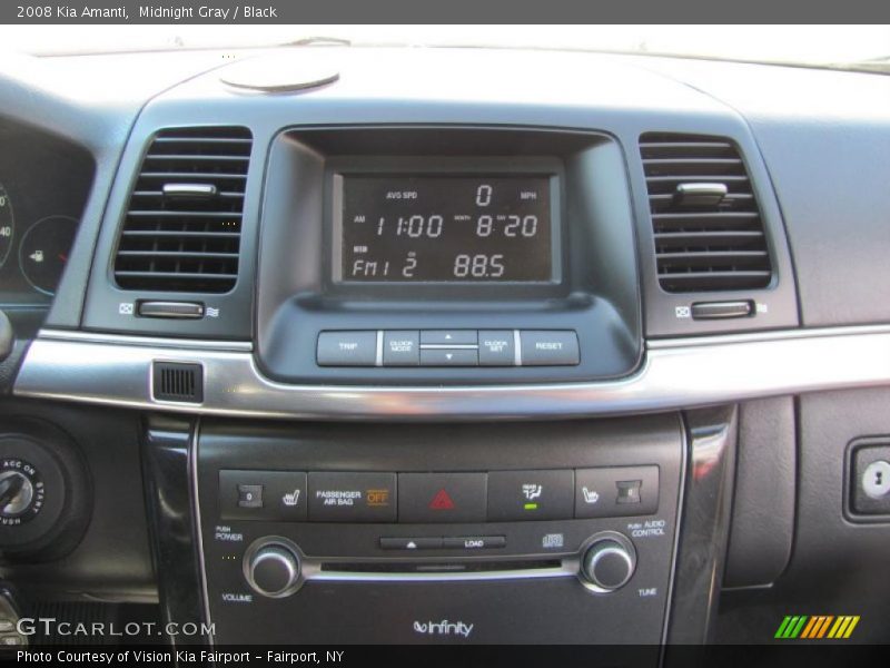 Midnight Gray / Black 2008 Kia Amanti