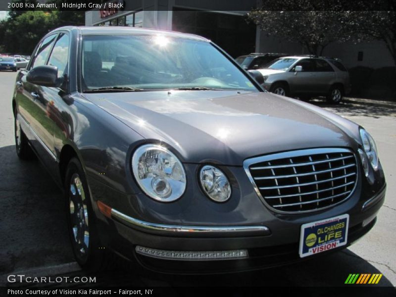 Midnight Gray / Black 2008 Kia Amanti