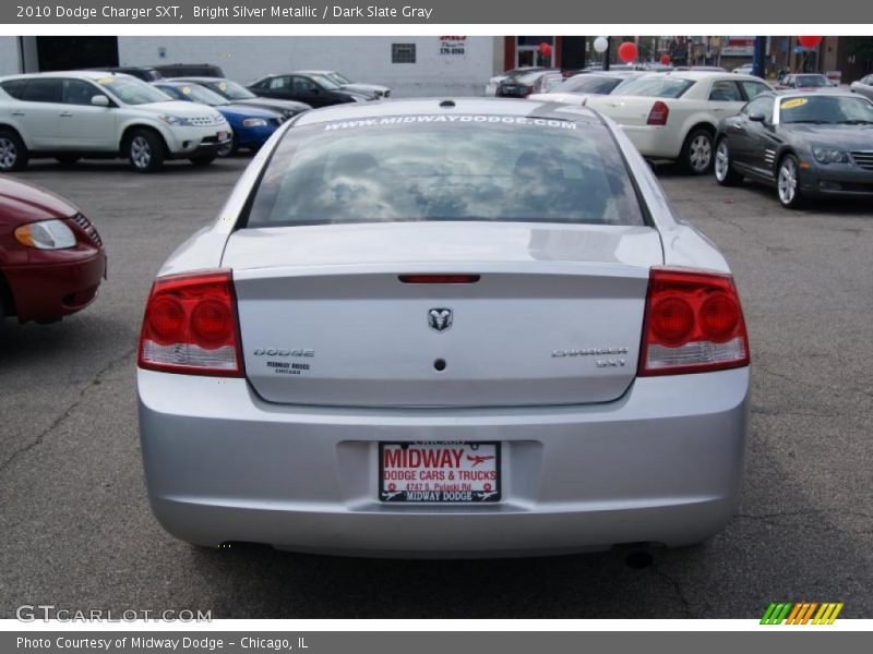 Bright Silver Metallic / Dark Slate Gray 2010 Dodge Charger SXT