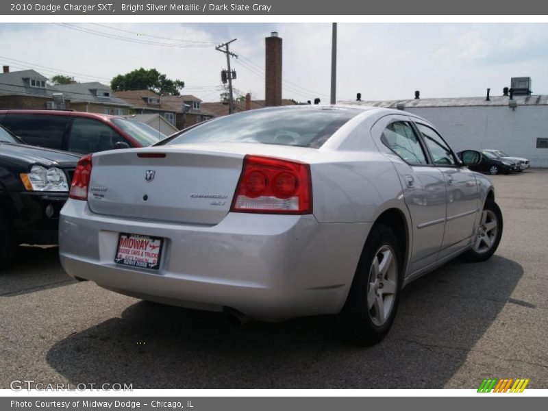 Bright Silver Metallic / Dark Slate Gray 2010 Dodge Charger SXT
