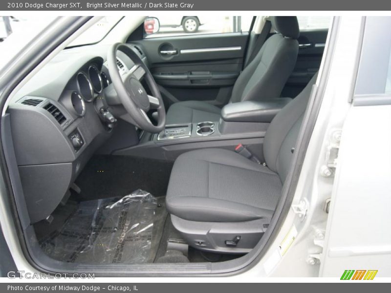Bright Silver Metallic / Dark Slate Gray 2010 Dodge Charger SXT