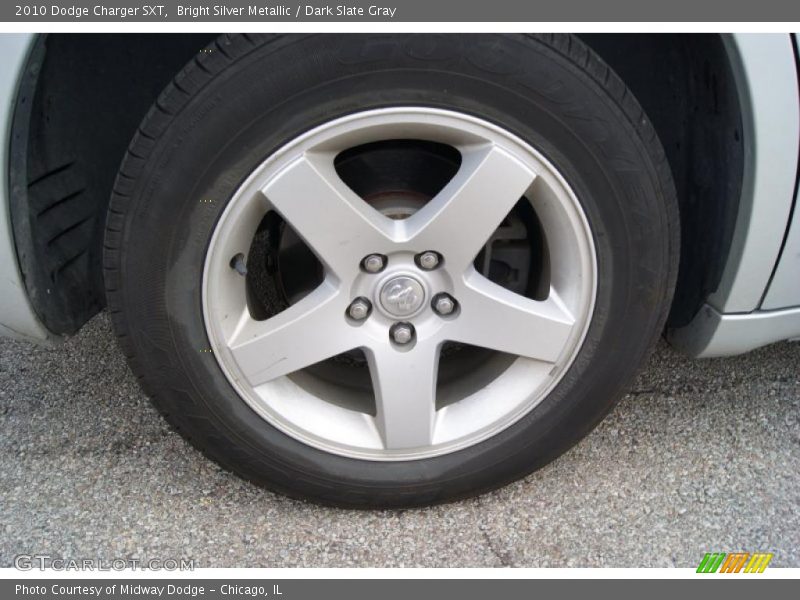 Bright Silver Metallic / Dark Slate Gray 2010 Dodge Charger SXT