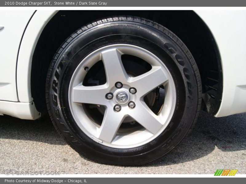 Stone White / Dark Slate Gray 2010 Dodge Charger SXT