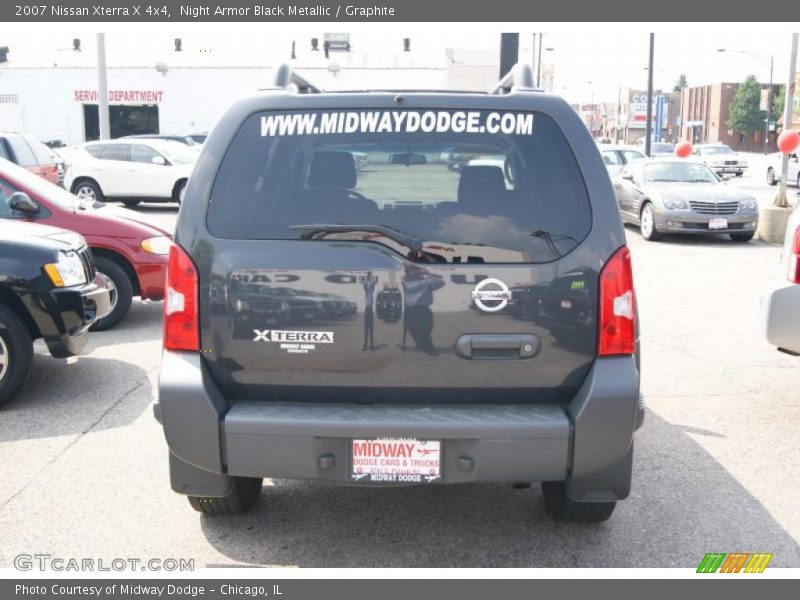 Night Armor Black Metallic / Graphite 2007 Nissan Xterra X 4x4