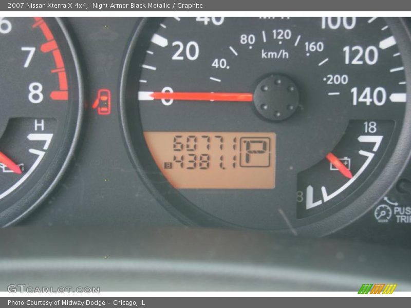 Night Armor Black Metallic / Graphite 2007 Nissan Xterra X 4x4