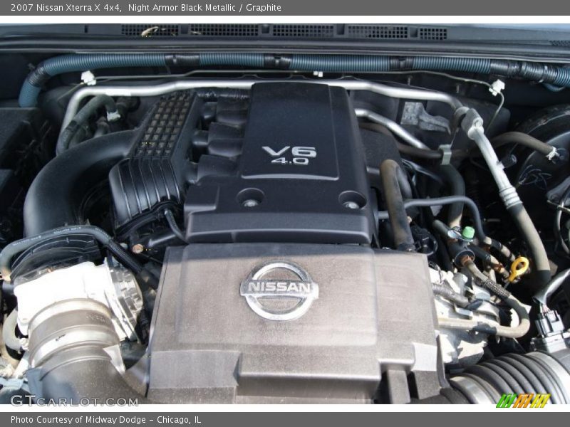 Night Armor Black Metallic / Graphite 2007 Nissan Xterra X 4x4