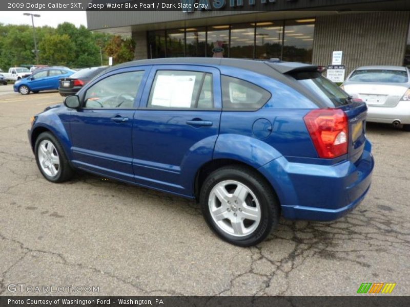 Deep Water Blue Pearl / Dark Slate Gray 2009 Dodge Caliber SXT