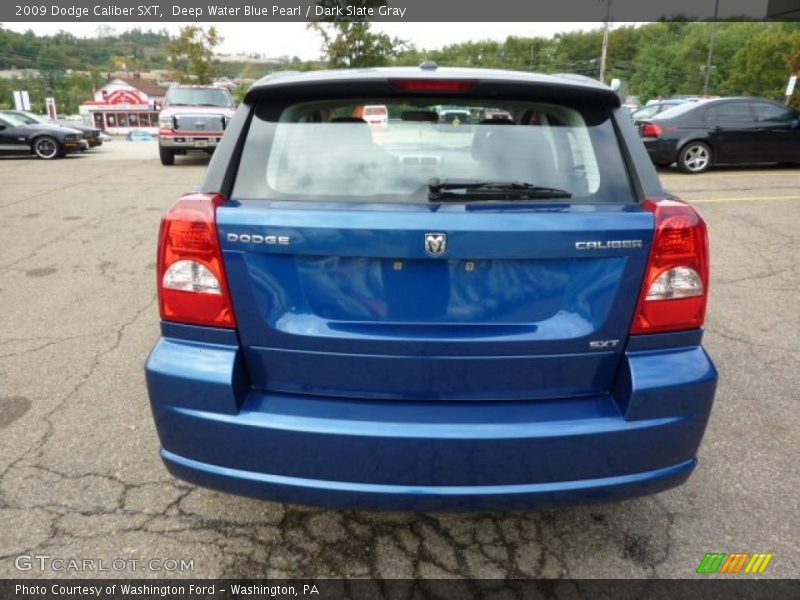 Deep Water Blue Pearl / Dark Slate Gray 2009 Dodge Caliber SXT