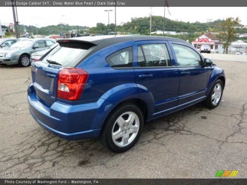 Deep Water Blue Pearl / Dark Slate Gray 2009 Dodge Caliber SXT