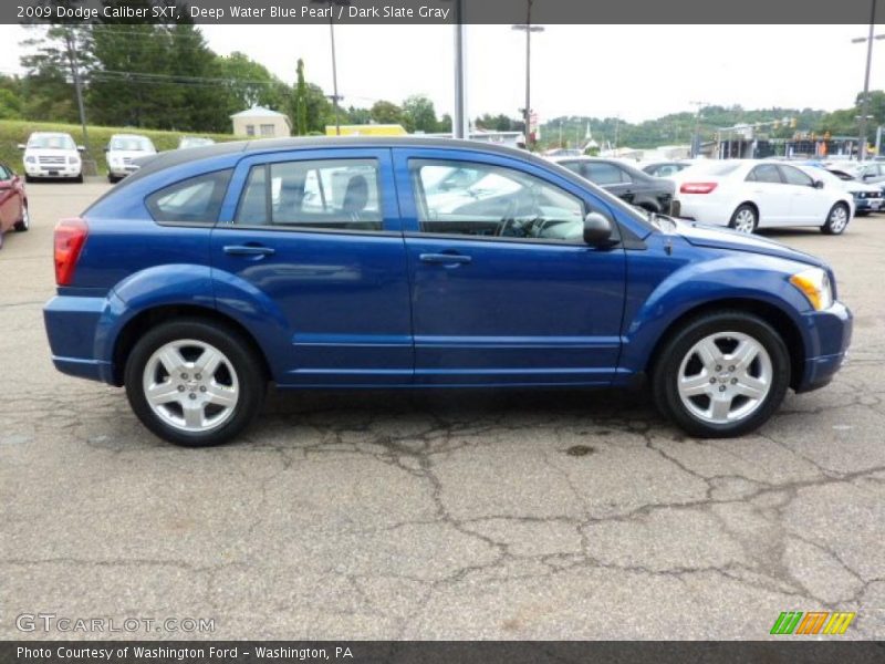 Deep Water Blue Pearl / Dark Slate Gray 2009 Dodge Caliber SXT