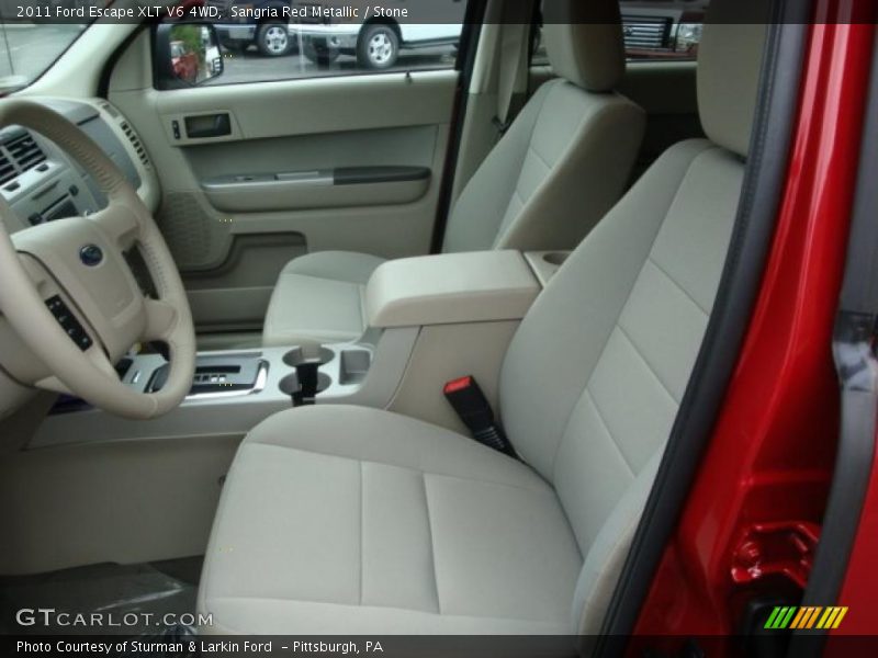 Sangria Red Metallic / Stone 2011 Ford Escape XLT V6 4WD