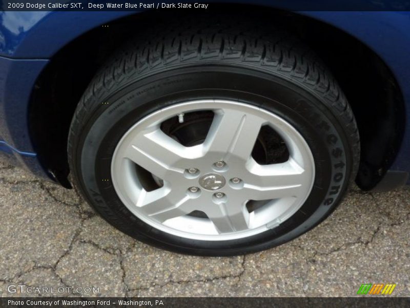 Deep Water Blue Pearl / Dark Slate Gray 2009 Dodge Caliber SXT