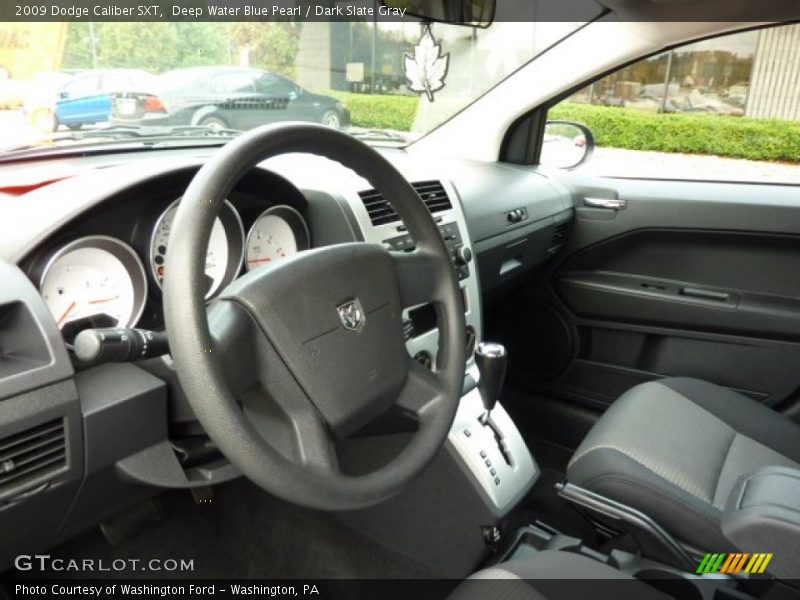 Deep Water Blue Pearl / Dark Slate Gray 2009 Dodge Caliber SXT