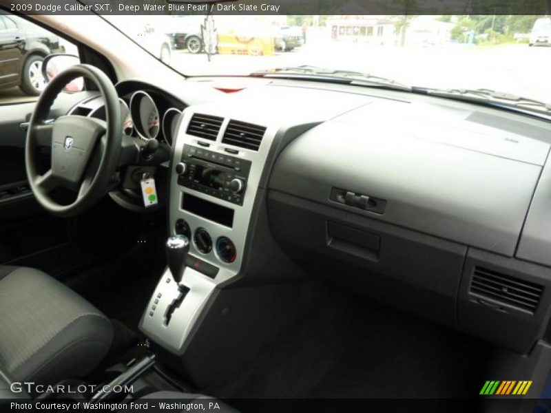 Deep Water Blue Pearl / Dark Slate Gray 2009 Dodge Caliber SXT