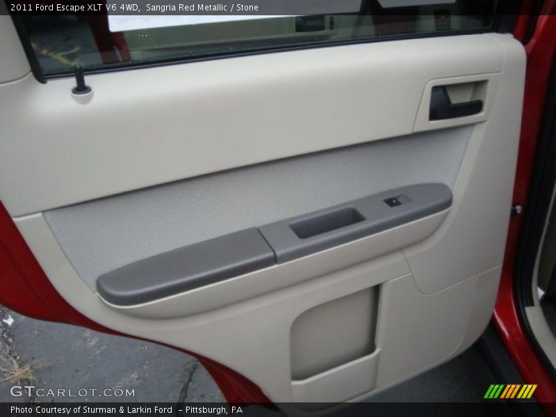 Sangria Red Metallic / Stone 2011 Ford Escape XLT V6 4WD
