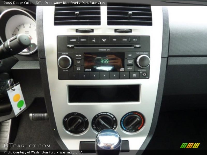 Deep Water Blue Pearl / Dark Slate Gray 2009 Dodge Caliber SXT
