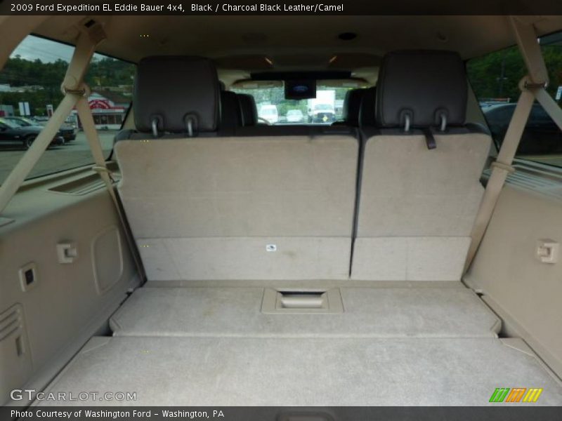 Black / Charcoal Black Leather/Camel 2009 Ford Expedition EL Eddie Bauer 4x4