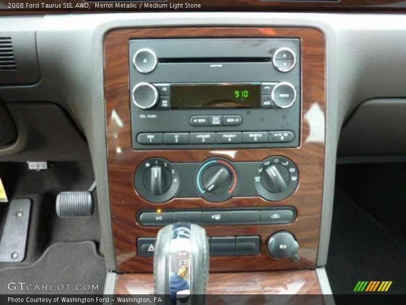 Merlot Metallic / Medium Light Stone 2008 Ford Taurus SEL AWD