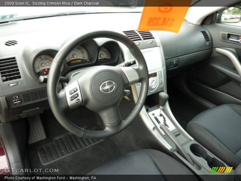 Sizzling Crimson Mica / Dark Charcoal 2009 Scion tC