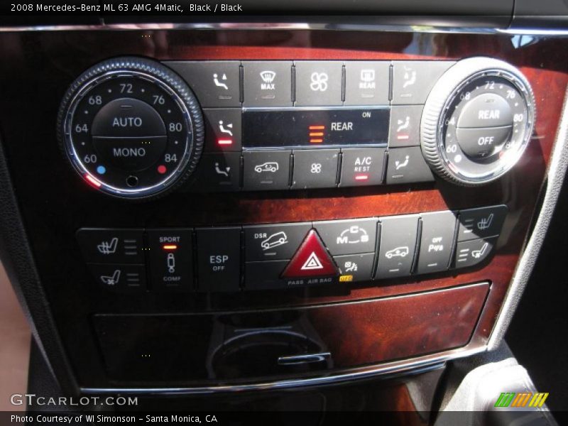 Black / Black 2008 Mercedes-Benz ML 63 AMG 4Matic