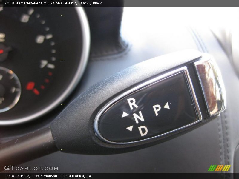 Black / Black 2008 Mercedes-Benz ML 63 AMG 4Matic